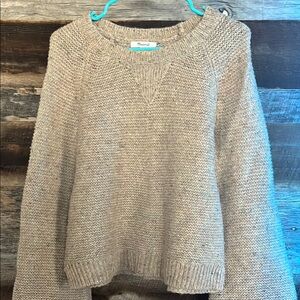 Madewell Tan Crew Neck Sweater